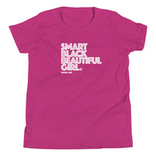 Load image into Gallery viewer, Smart Black Beautiful YOUTH Short Sleeve T-Shirt