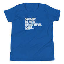 Load image into Gallery viewer, Smart Black Beautiful YOUTH Short Sleeve T-Shirt