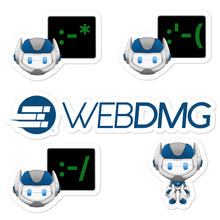 Load image into Gallery viewer, WEBDMG Robot Emoji Stickers Pack

