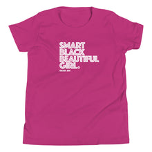 Load image into Gallery viewer, Smart Black Beautiful YOUTH Short Sleeve T-Shirt
